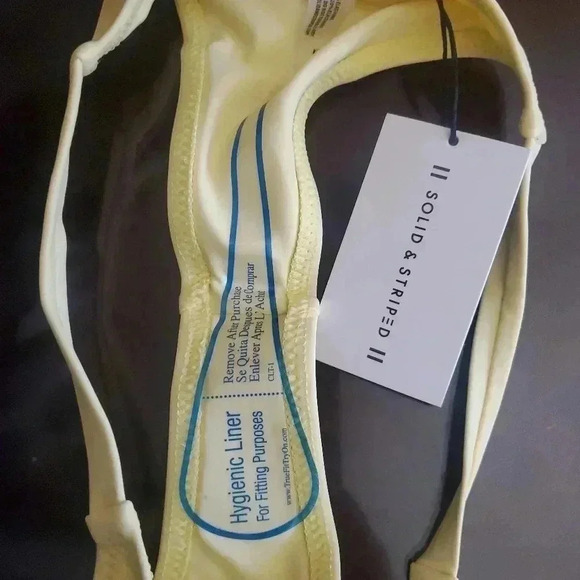 SOLID & STRIPED BIKINI BOTTOM - Picture 3 of 3